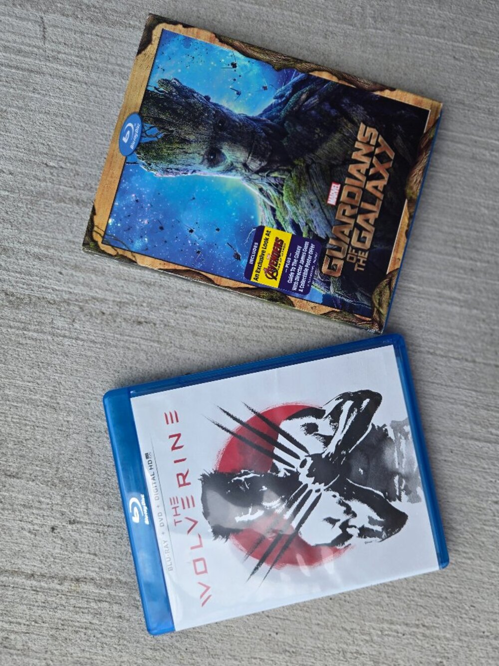 Marvel DVD and Blu-Ray Package